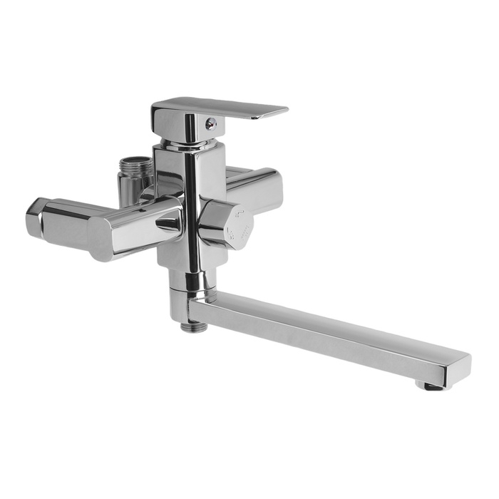 Смеситель для ванны ZEIN Z2078CR, на штангу, душевой набор, картридж 35 мм, латунь, хром Смеситель для ванны ZEIN Z2078CR, на штангу, душевой набор, картридж 35 мм, латунь, хром