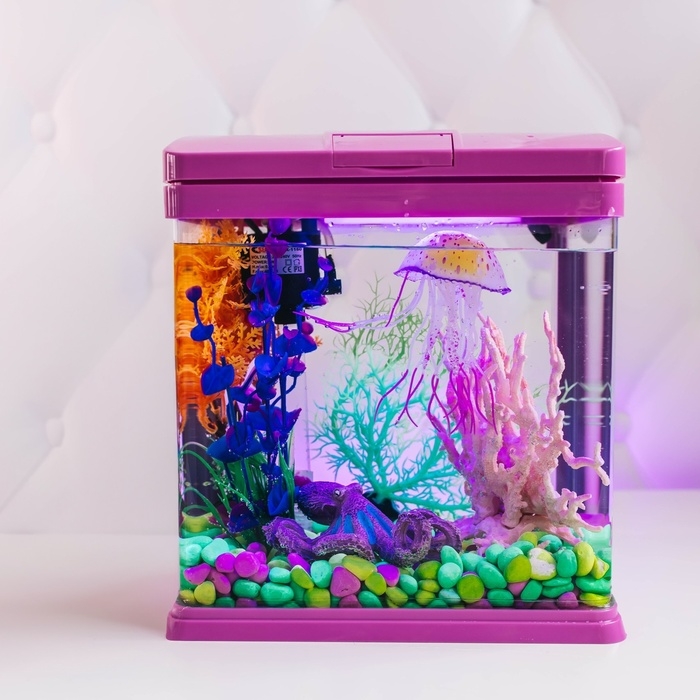 Галька декоративная, флуоресцентная микс: лимонный, зеленый, пурпурный, 800 г, фр.8-12 мм Галька декоративная, флуоресцентная микс: лимонный, зеленый, пурпурный, 800 г, фр.8-12 мм