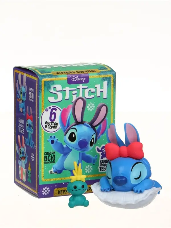 Disney Фигурка Disney Фигурка "Стич. Новогодняя колллекция"