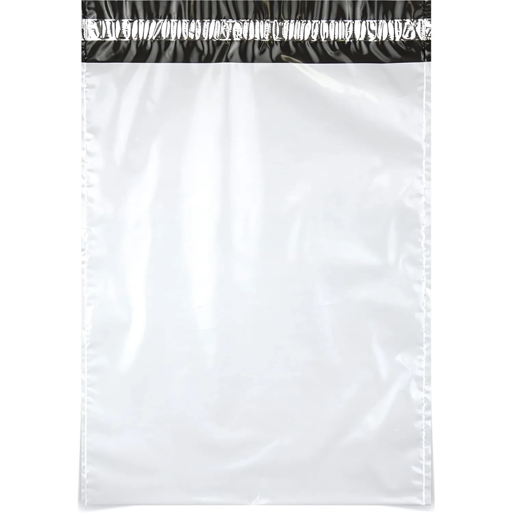 Курьерский пакет, без печати, с карманом,430x500+40, 50 мкм(50шт/уп)