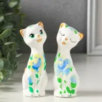 Фигурка керамика &laquo;Love коты&raquo;, 11 см, МИКС