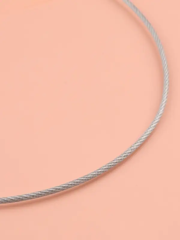 Спицы круговые, для вязания, с металлическим тросом, d=3 мм, 14/80 см