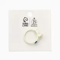 Кольцо &laquo;Выбражулька. Котик обнимашка&raquo;, размер 16.5, бежевое