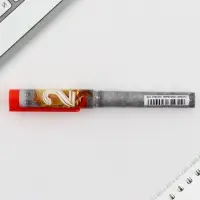 Ручка шариковая, синяя паста 0.7 мм с колпачком пластик «23 февраля: Защитник»
