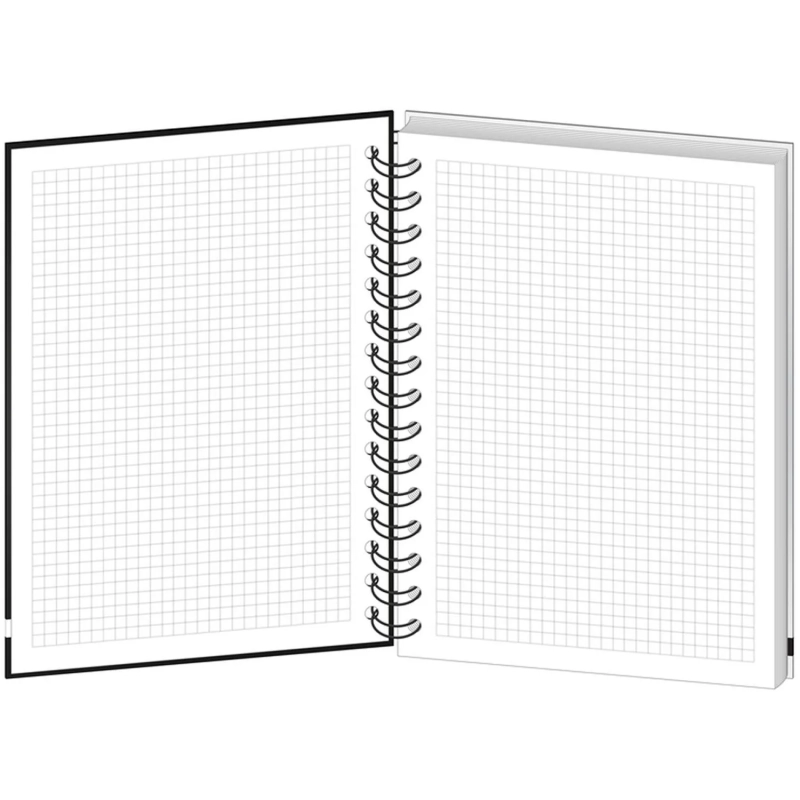 Бизнес-тетрадь All Right А5,120л, 148х205, 1 разд, BRIGHT, белая, 0015