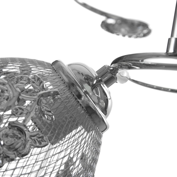 Люстра Рошель 3x60Вт E27 хром 42х42х26см. Люстра Рошель 3x60Вт E27 хром 42х42х26см.