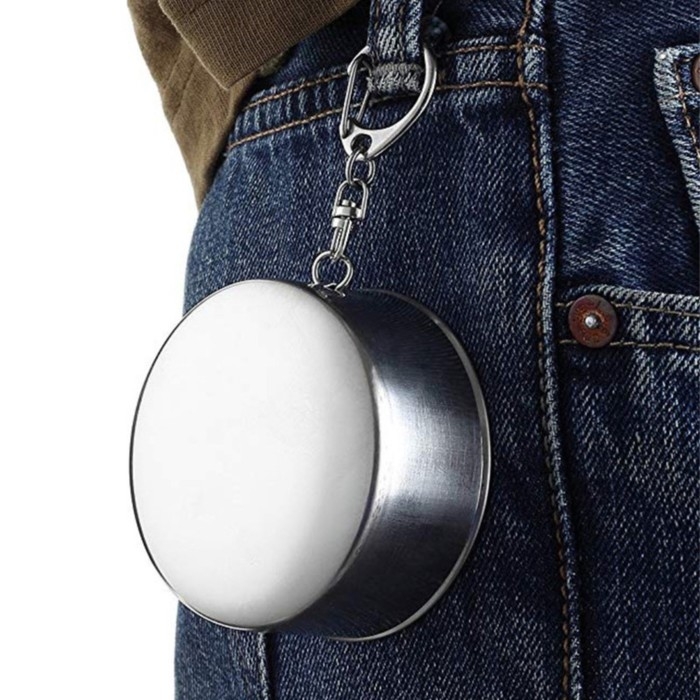 Складной стакан с карабином, 150 мл, d-6.5 см Складной стакан с карабином, 150 мл, d-6.5 см