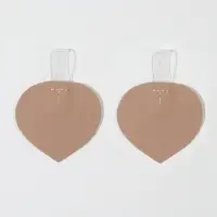 Пяткоудерживатели с петелькой, 5.8&times;4.4 см, бежевые