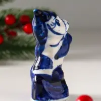 Фигурка фарфор гжель &laquo;Конь на дыбах&raquo;
