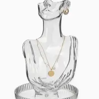 Бюст для украшений, 13&times;21&times;32 см, прозрачный