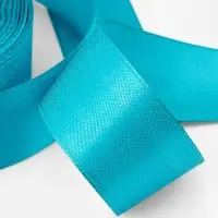 Лента атласная, 25 мм, 23&plusmn;1 м, бирюзовая