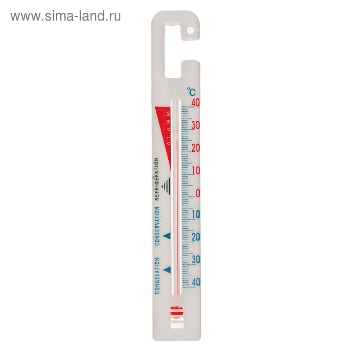 Термометр универсальный Luazon, с крючком, белый Термометр универсальный Luazon, с крючком, белый