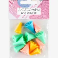 Набор заглушек для спиц, d=1.8 / 1.3 см, 12 шт., разноцветный
