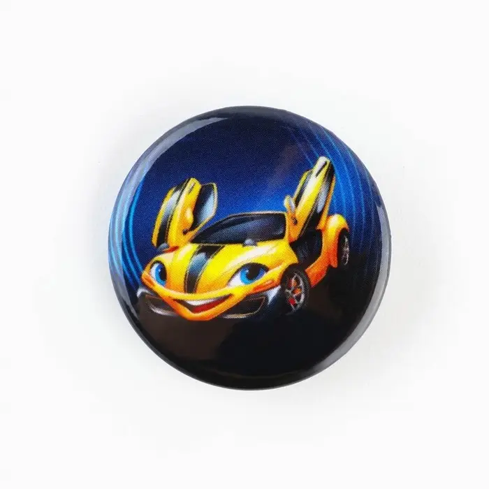 Значок металлический , закатной «Детский для мальчика и девочки», d=2,5 см, МИКС Значок металлический , закатной «Детский для мальчика и девочки», d=2,5 см, МИКС