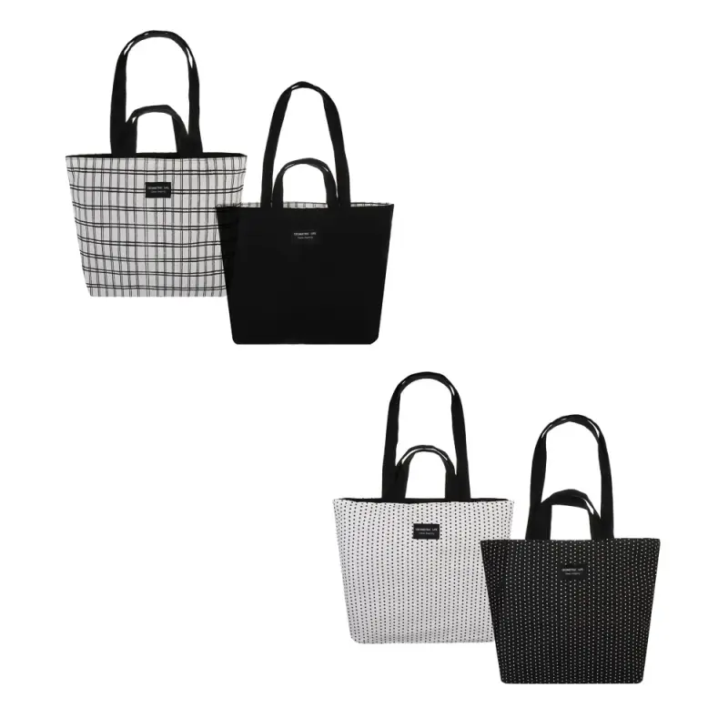 Сумка двухслойная тм VETTA, с двумя ручками, 42x33x10 см, 80% хлопок, 20% полиэстер