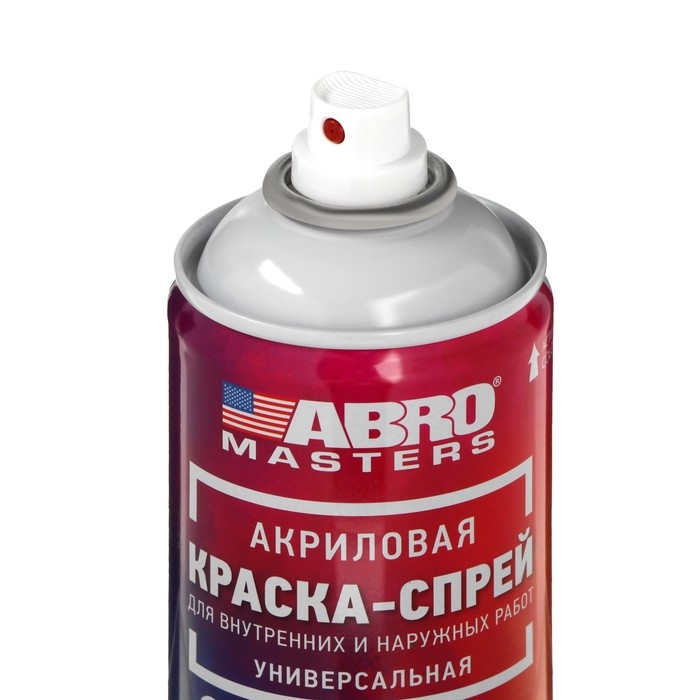 Краска-спрей ABRO MASTERS, 226 г/272 мл, черный матовый SP-012-AM Краска-спрей ABRO MASTERS, 226 г/272 мл, черный матовый SP-012-AM