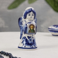 Сувенир «Ангел с иконой», гжель, 12,5х5,5 см, микс
