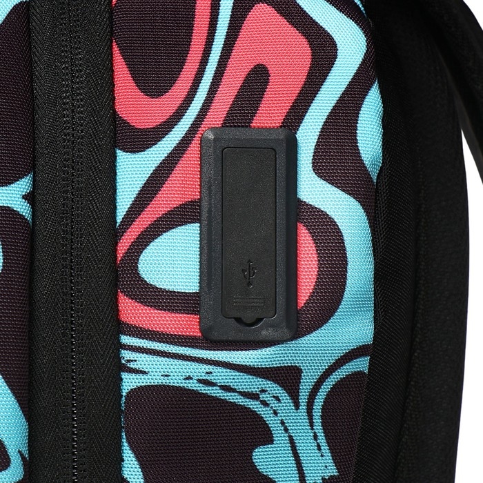 Рюкзак молодежный 39 х 30 х 17, эргономичная спинка, deVENTE Label 19L, + usb Gravity 7032438 Рюкзак молодежный 39 х 30 х 17, эргономичная спинка, deVENTE Label 19L, + usb Gravity 7032438