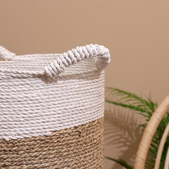 Корзина плетёная 32х32х47 см Корзина плетёная 32х32х47 см