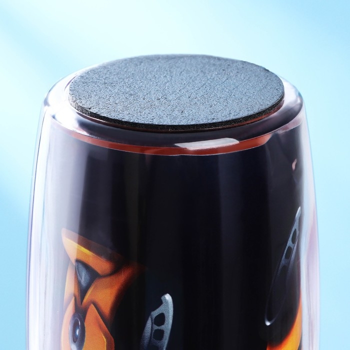 Термостакан со вставкой &laquo;Робот&raquo; 350 мл