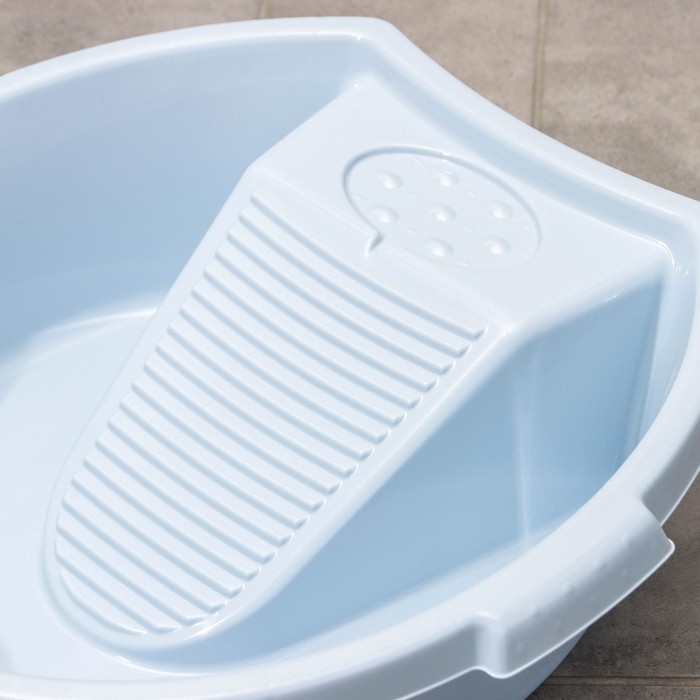 Таз круглый для стирки «Хозяюшка», 10 л, цвет МИКС Таз круглый для стирки «Хозяюшка», 10 л, цвет МИКС