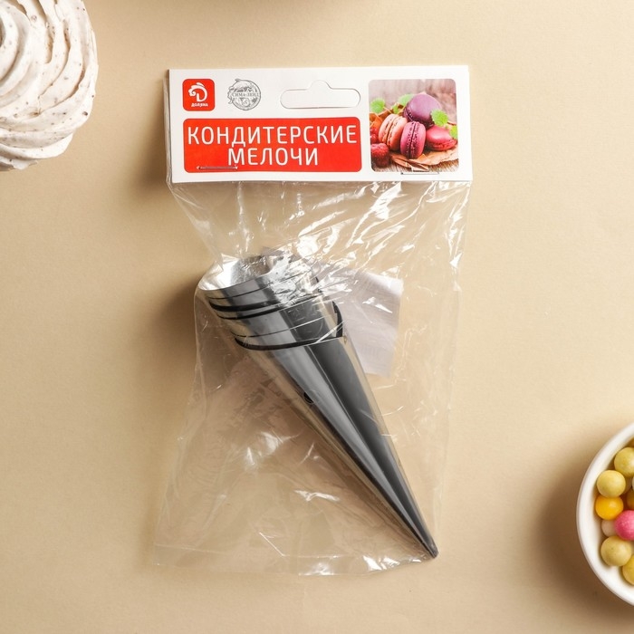 Набор форм для круассанов и трубочек Доляна, 6 шт, 11×3 см, цвет серебристый Набор форм для круассанов и трубочек Доляна, 6 шт, 11×3 см, цвет серебристый