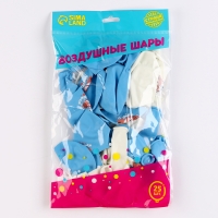 Воздушный шар латексный 12" «Праздничный пёсик», 25 шт.