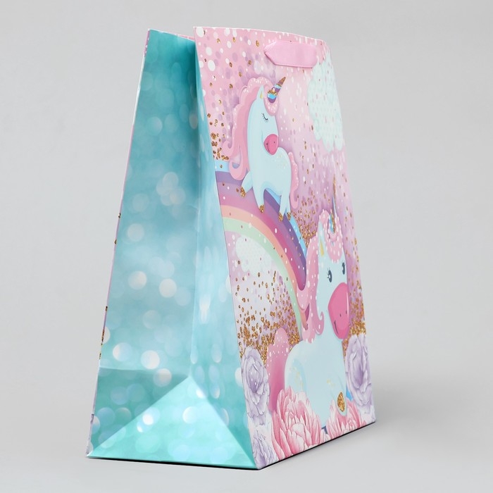 Пакет подарочный ламинированный вертикальный, упаковка, &laquo;Розовые мечты&raquo;, ML 23 х 27 х 11,5 см