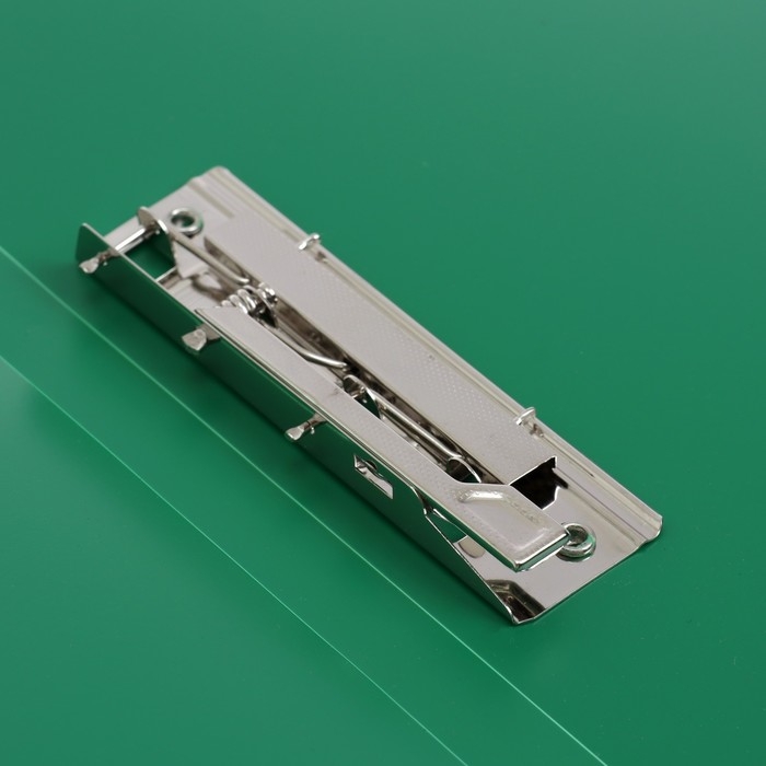 Папка с зажимом А4, 500 мкм, корешок 15 мм, Calligrata, до 100 листов, зелёная Папка с зажимом А4, 500 мкм, корешок 15 мм, Calligrata, до 100 листов, зелёная