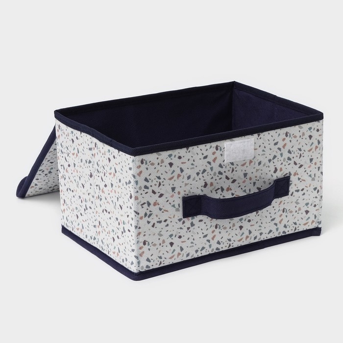 Короб для хранения Доляна «Мармелад», 26×20×16 см, цвет белый Короб для хранения Доляна «Мармелад», 26×20×16 см, цвет белый