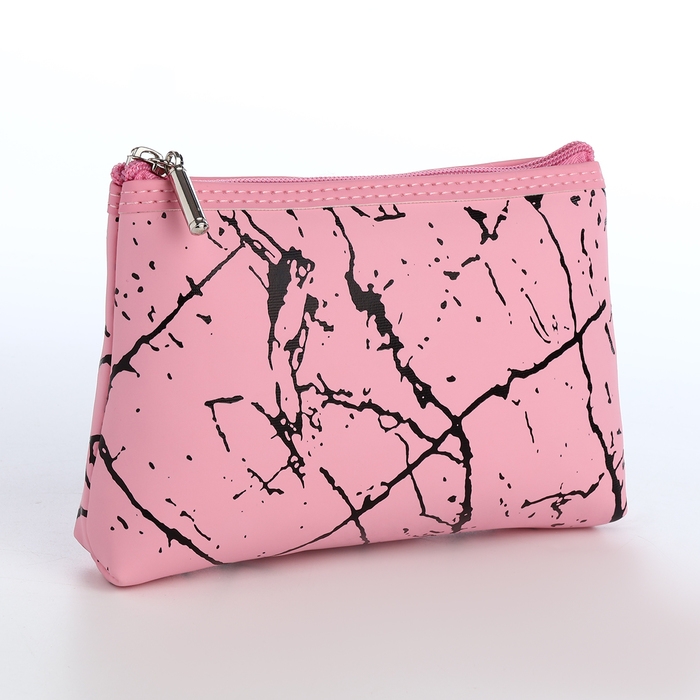 Набор косметичек 2 в 1 на молнии, цвет розовый Набор косметичек 2 в 1 на молнии, цвет розовый