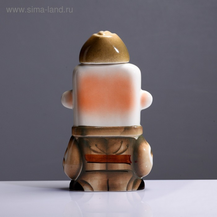 Штоф фарфоровый «Солдатик», 0.35 л, в упаковке книге Штоф фарфоровый «Солдатик», 0.35 л, в упаковке книге