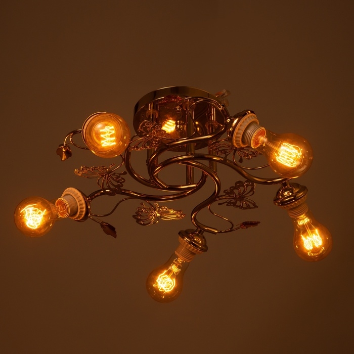 Люстра Люстра "Велма"3х40Вт Е27 Золото МОДЕЛЬ: 2600549