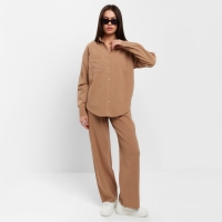 Костюм женский (рубашка и брюки) MIST р. 40-42, охра