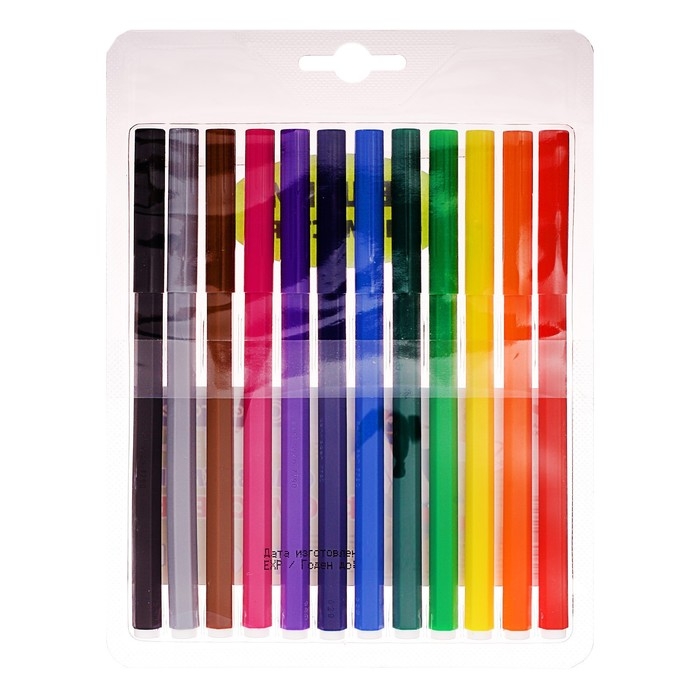 Фломастеры 12 цветов Centropen 7790 Washable 1.8 мм , блистер, европодвес, линия 1.0 мм Фломастеры 12 цветов Centropen 7790 Washable 1.8 мм , блистер, европодвес, линия 1.0 мм