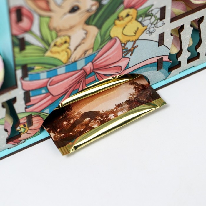 Чайный домик «Пасха», 20 х 20 х 8,6 см. Чайный домик «Пасха», 20 х 20 х 8,6 см.