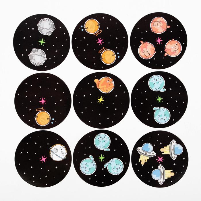 Настольная игра на скорость «Котопланеты», 144 карты Настольная игра на скорость «Котопланеты», 144 карты