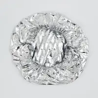 Крышки на тарелку на резинке, из фольги 10 шт, размер до 36 см, для свежести и тепла еды