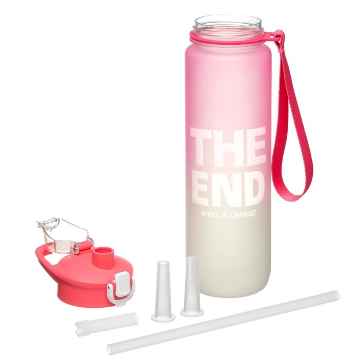 Бутылка для воды, 1 л, THE END, 29.4 х 7 см Бутылка для воды, 1 л, THE END, 29.4 х 7 см