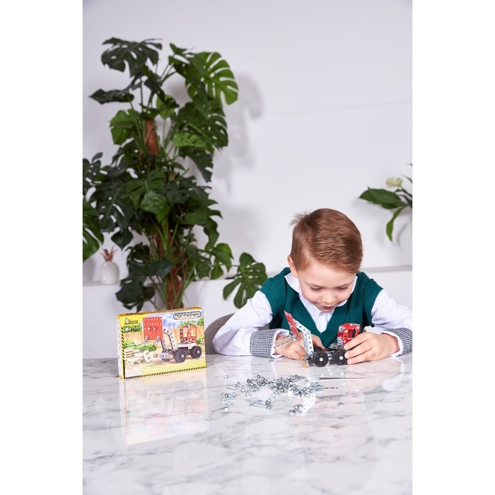 Конструктор металлический «Строительная техника. Погрузчик» Конструктор металлический «Строительная техника. Погрузчик»