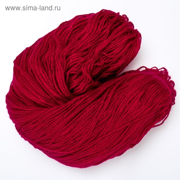 Пряжа  Пряжа "Карачаевская" 100% акрил 820-850м/250-280гр (14 Вишня)