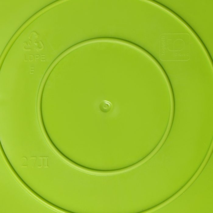 Корзина для белья мягкая, 27 л, 37,5×37,5×30 см, цвет ярко-зелёный Корзина для белья мягкая, 27 л, 37,5×37,5×30 см, цвет ярко-зелёный