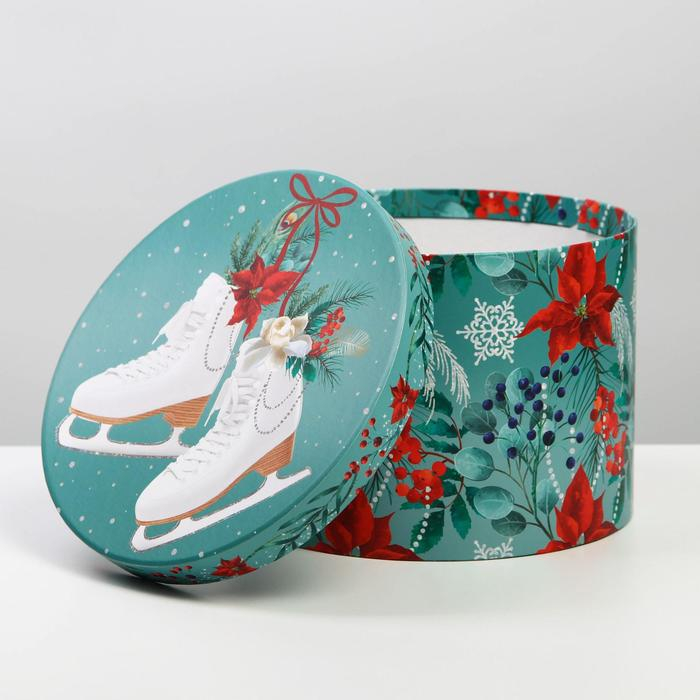 Коробка подарочная «Снежная», 18 х 18 х 13 см, Новый год Коробка подарочная «Снежная», 18 х 18 х 13 см, Новый год