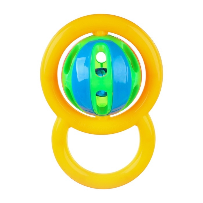 Погремушка «Яркий шар», цвет МИКС, Крошка Я Погремушка «Яркий шар», цвет МИКС, Крошка Я