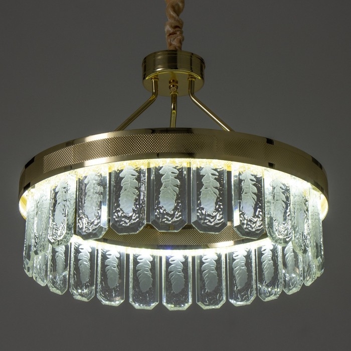 Люстра Люстра "Олиен" LED 60Вт 3 режима золото 46,5х46,5х30 см BayerLux