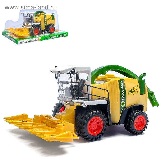 Трактор инерционный «Комбайн», цвета МИКС Трактор инерционный «Комбайн», цвета МИКС