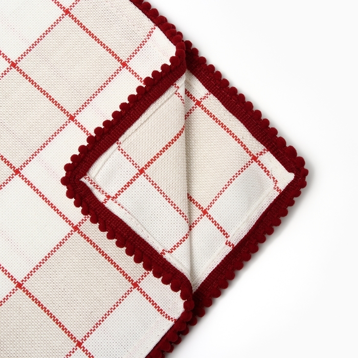 Новый год. Салфетка Этель Новый год. Салфетка Этель "Bright cage" 30х40см, 100% хл, рогожка 186 г/м2