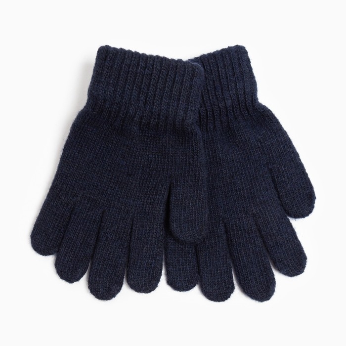 Перчатки детские, цвет тёмно-синий, размер 17 (11-12 лет) Перчатки детские, цвет тёмно-синий, размер 17 (11-12 лет)