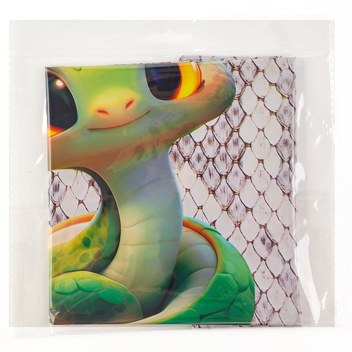 Воздушный шар фольгированный 18" "Змейка", круг, набор 5 шт.