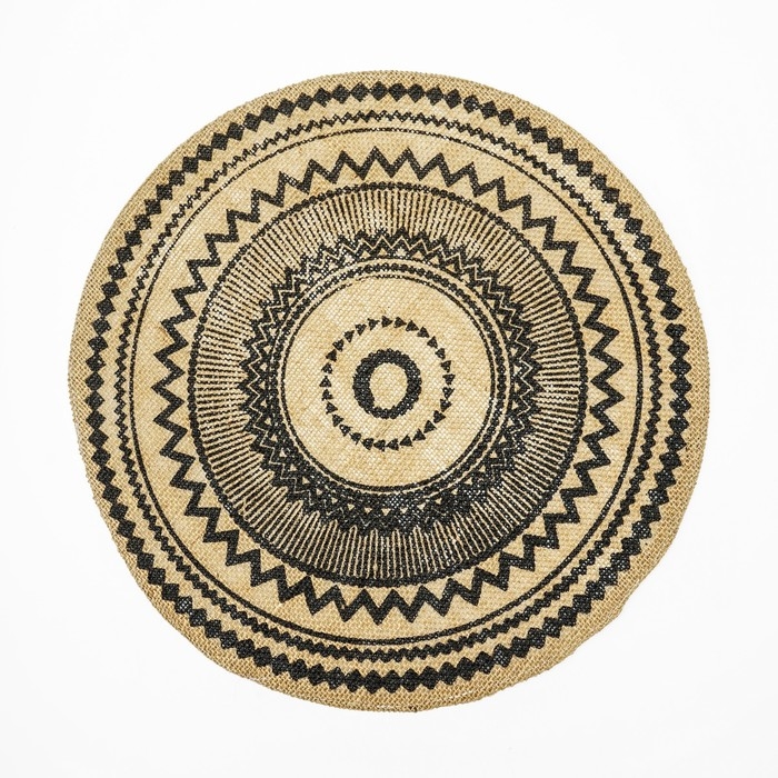 Салфетка сервировочная на стол Доляна «Африка», 38×38 см, цвет чёрный Салфетка сервировочная на стол Доляна «Африка», 38×38 см, цвет чёрный